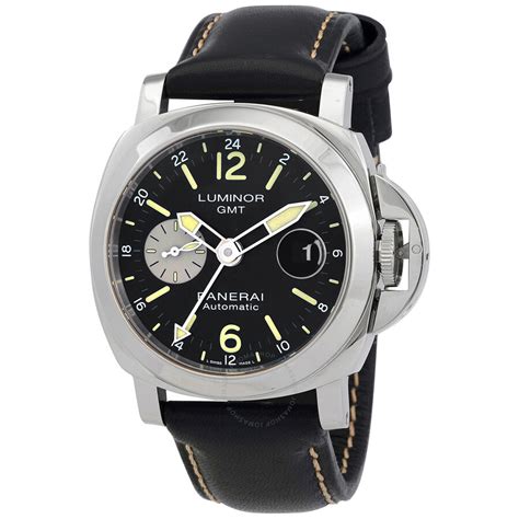 panerai luminor 44 gmt|Panerai Luminor gmt automatic black.